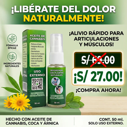 Aceite Cannabis para Aliviar el Dolor Muscular